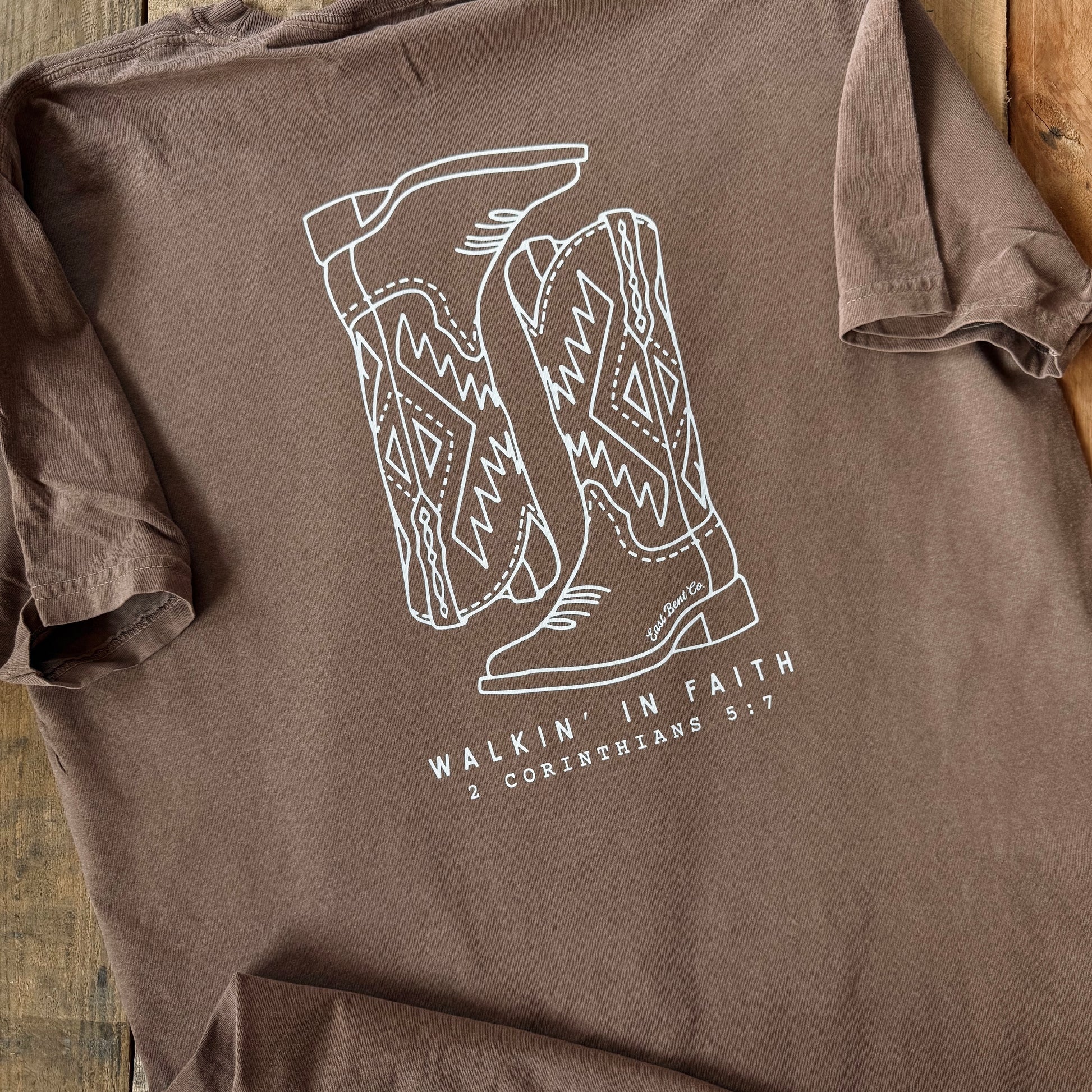 Walkin’ In Faith Adult Short Sleeve Shirt