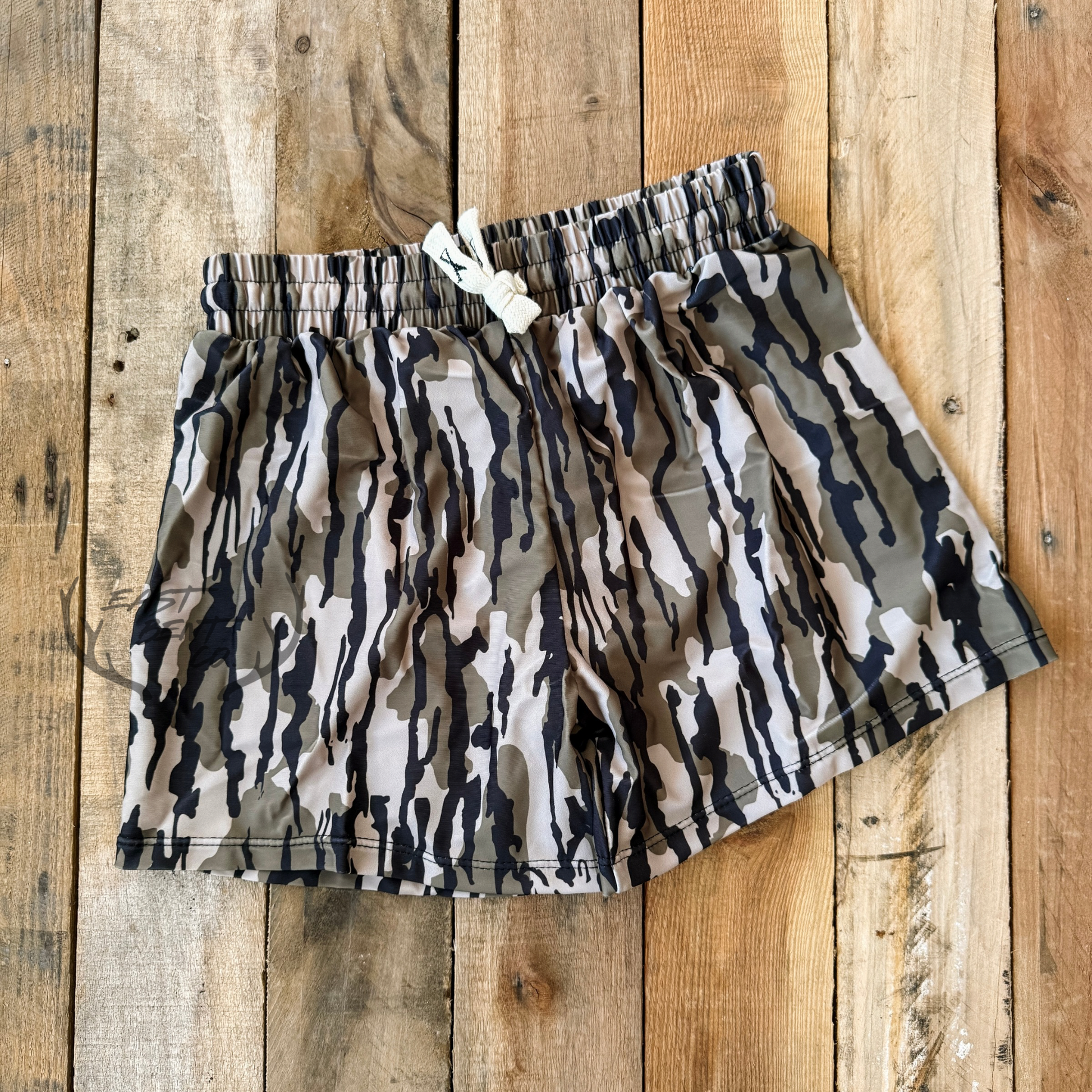 Fielder Camo Kids Swim Shorts