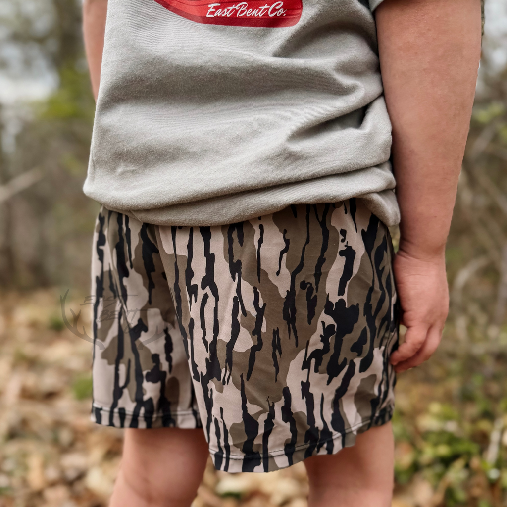 Fielder Camo Kids Swim Shorts