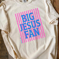Big Jesus Fan Adult Short Sleeve Shirt