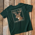 Southern Deer Logo Kids Short Sleeve Shirt