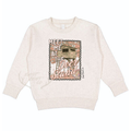 Meet Me At The Deer Stand Girls Crewneck Sweatshirt (Front Design)