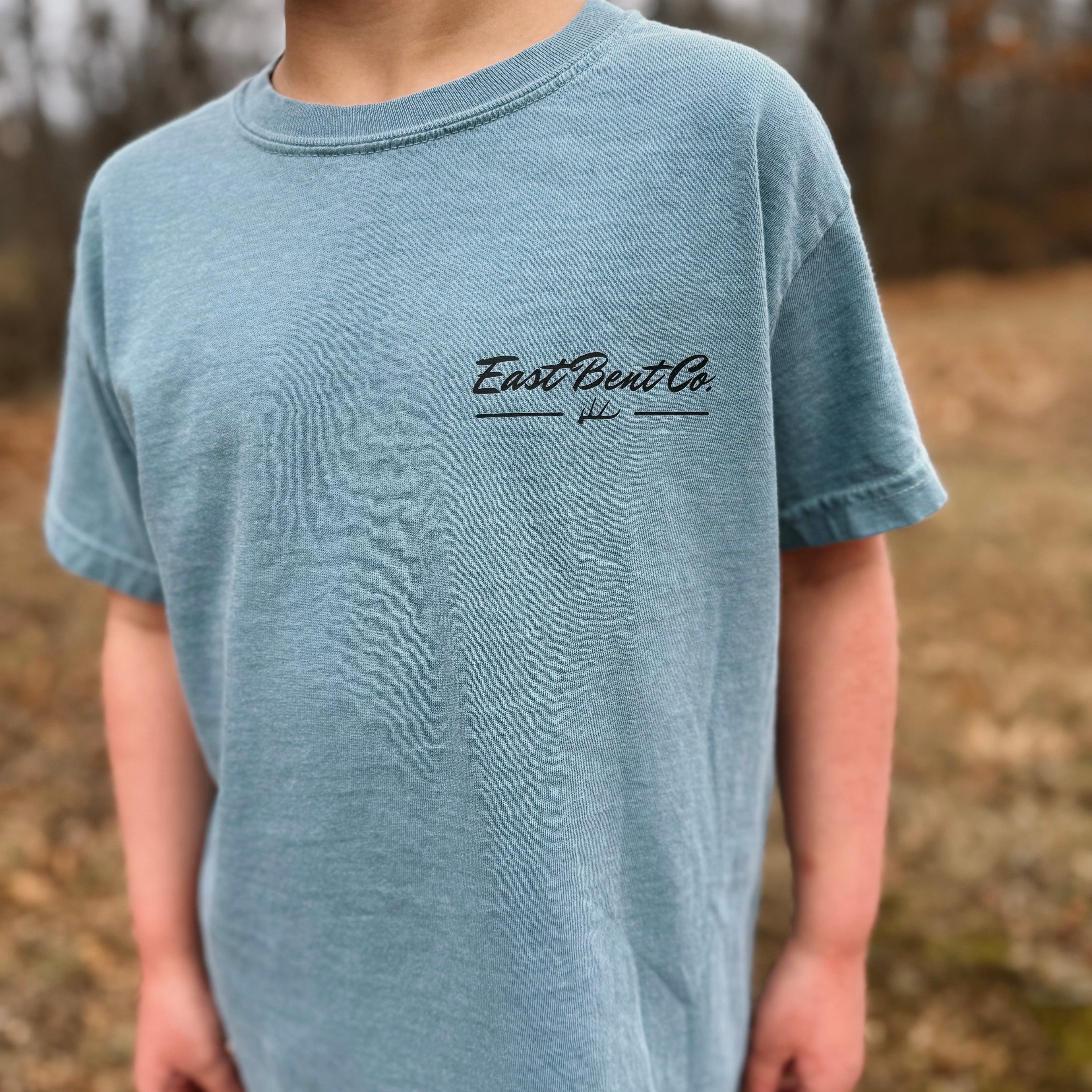 Vintage Wood Duck Youth Comfort Colors Short Sleeve Shirt