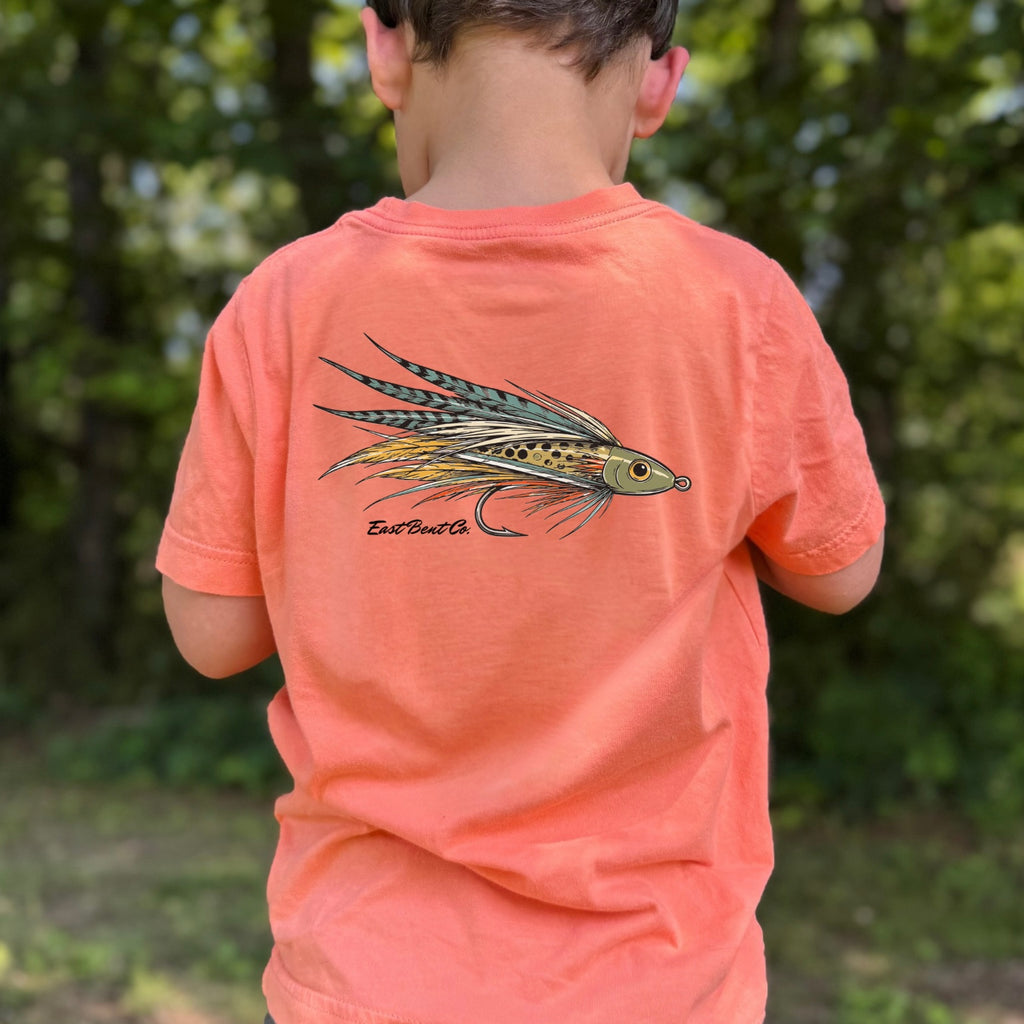 Fishing Lure Kids Short Sleeve Shirt