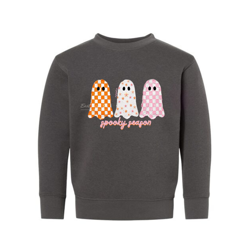 Spooky Season Girls Crewneck Sweatshirt (Front Design)