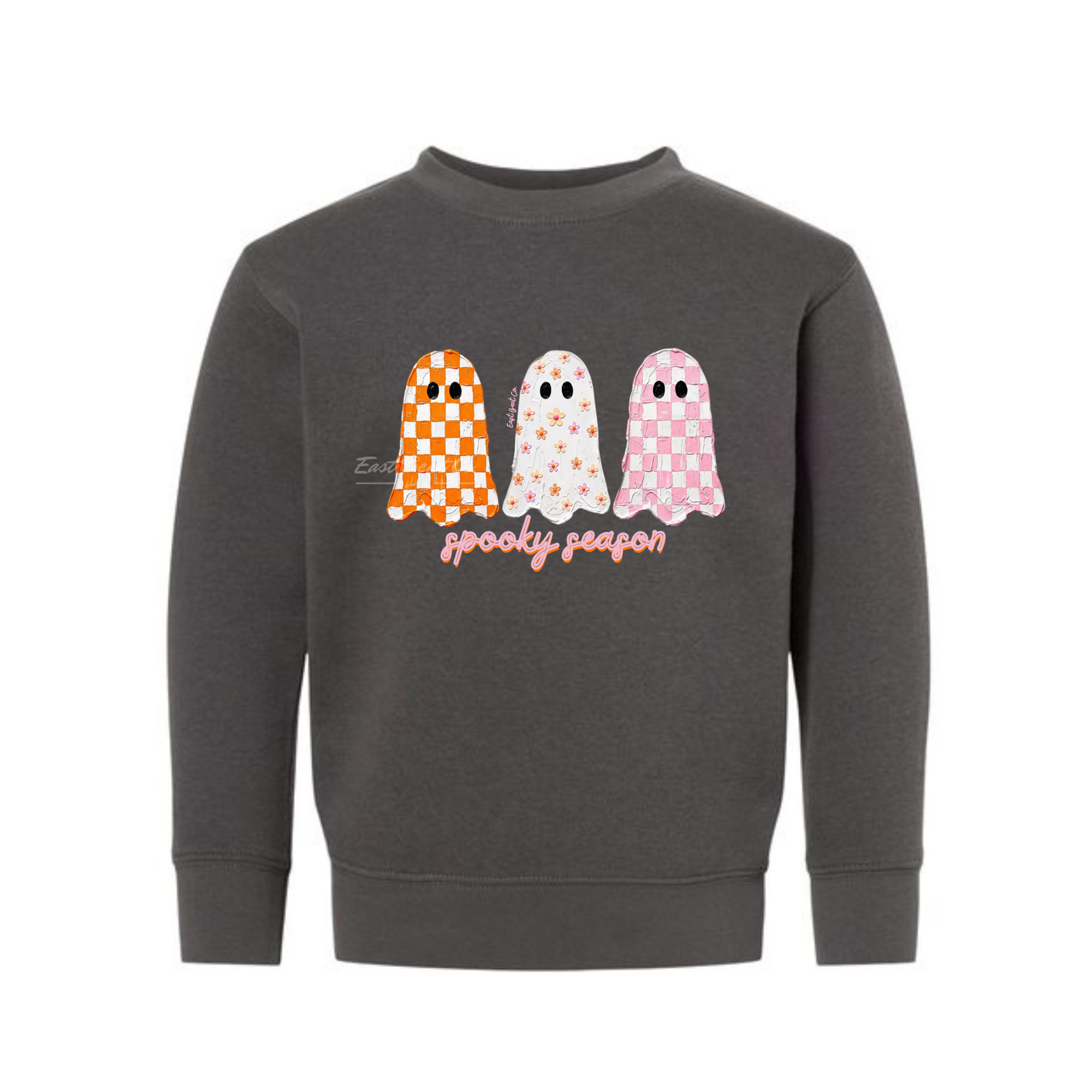 Spooky Season Girls Crewneck Sweatshirt (Front Design)
