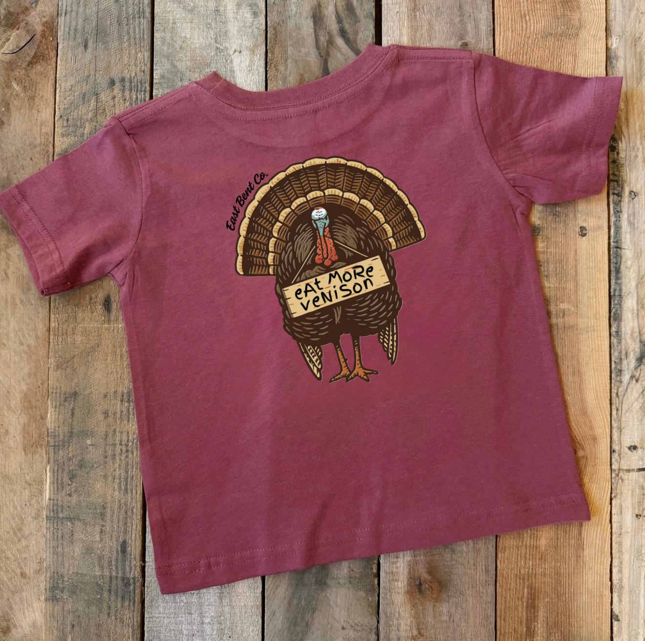 Eat More Venison Turkey Short Sleeve Shirt