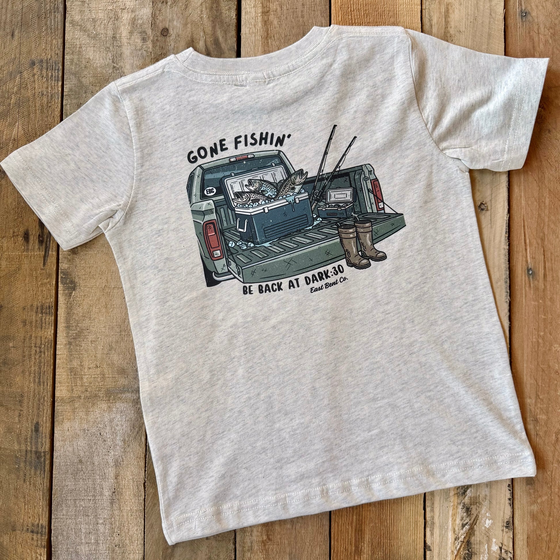 Gone Fishin’ Pickup Truck Short Sleeve Shirt