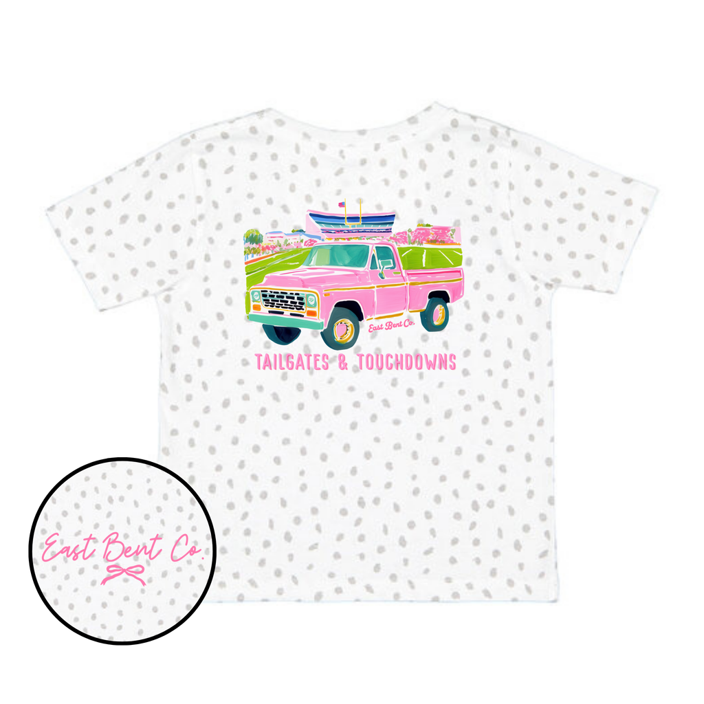 Tailgates & Touchdowns Girls Short Sleeve Shirt