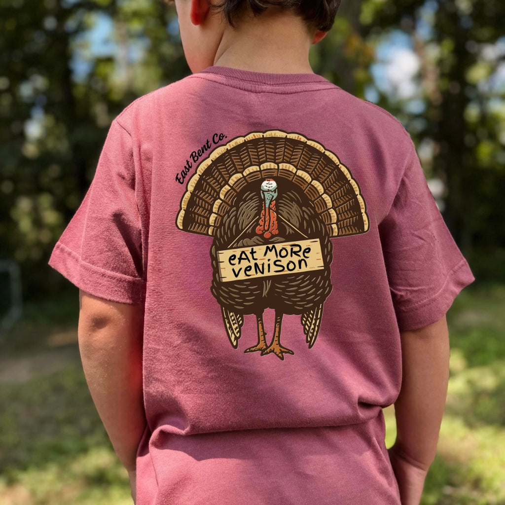 Eat More Venison Turkey Short Sleeve Shirt