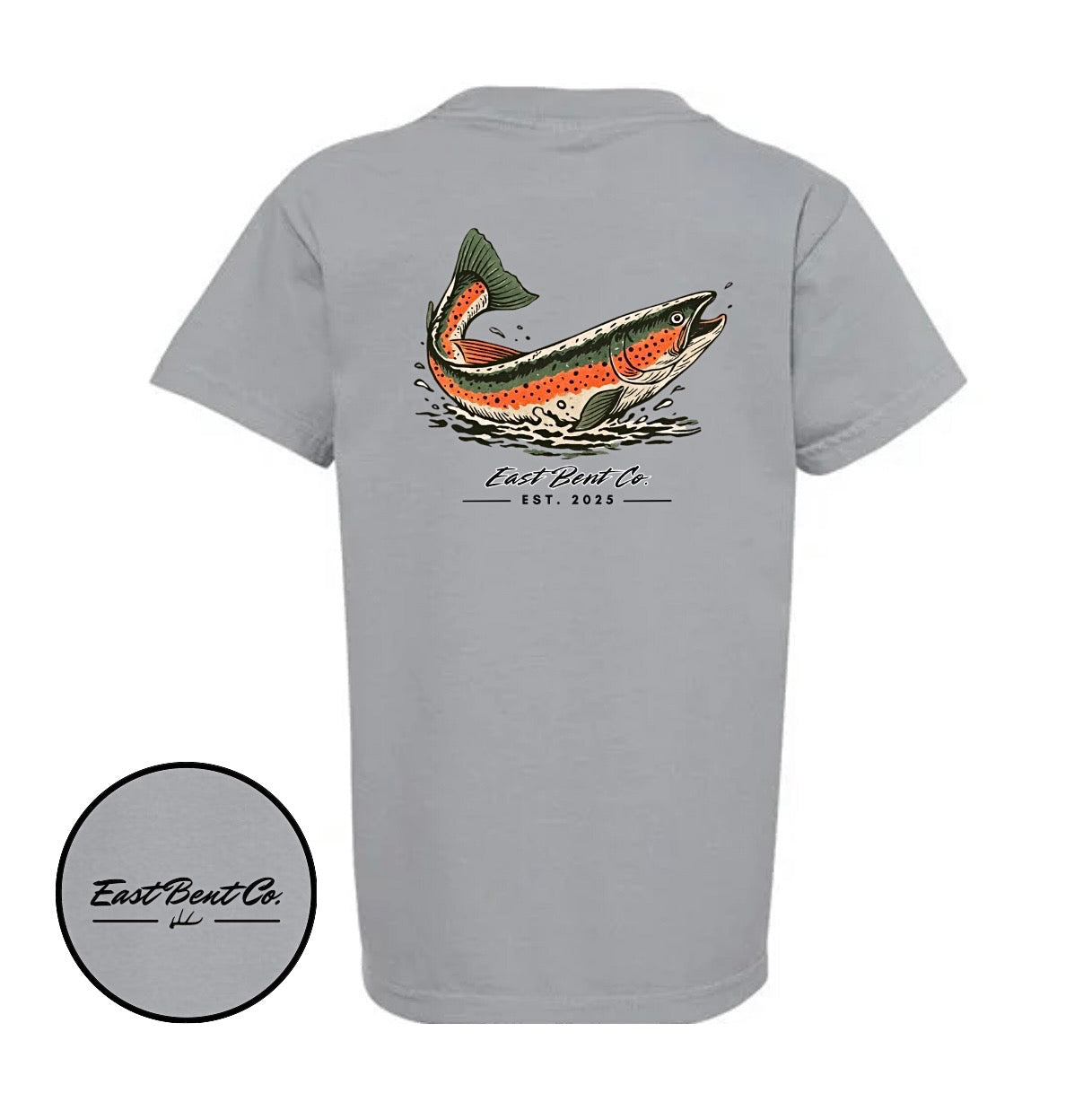 Rainbow Trout Youth Comfort Colors Short Sleeve Shirt