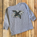Distressed Camo Duck Long Sleeve Shirt