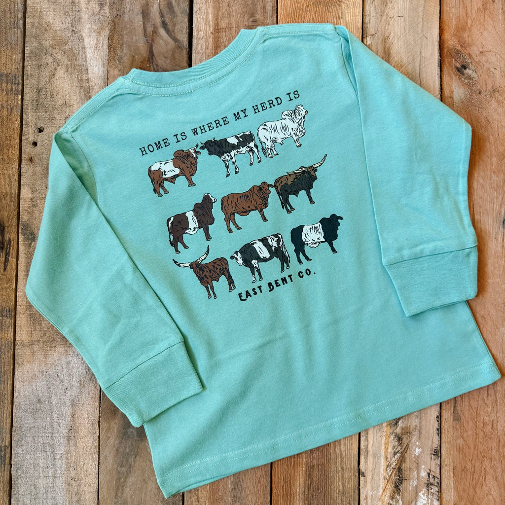 Home Is Where My Herd Is Long Sleeve Shirt