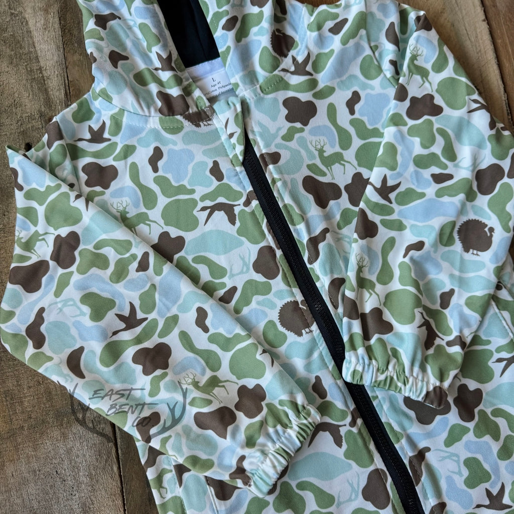Stream Camo Kids Full-Zip Jacket