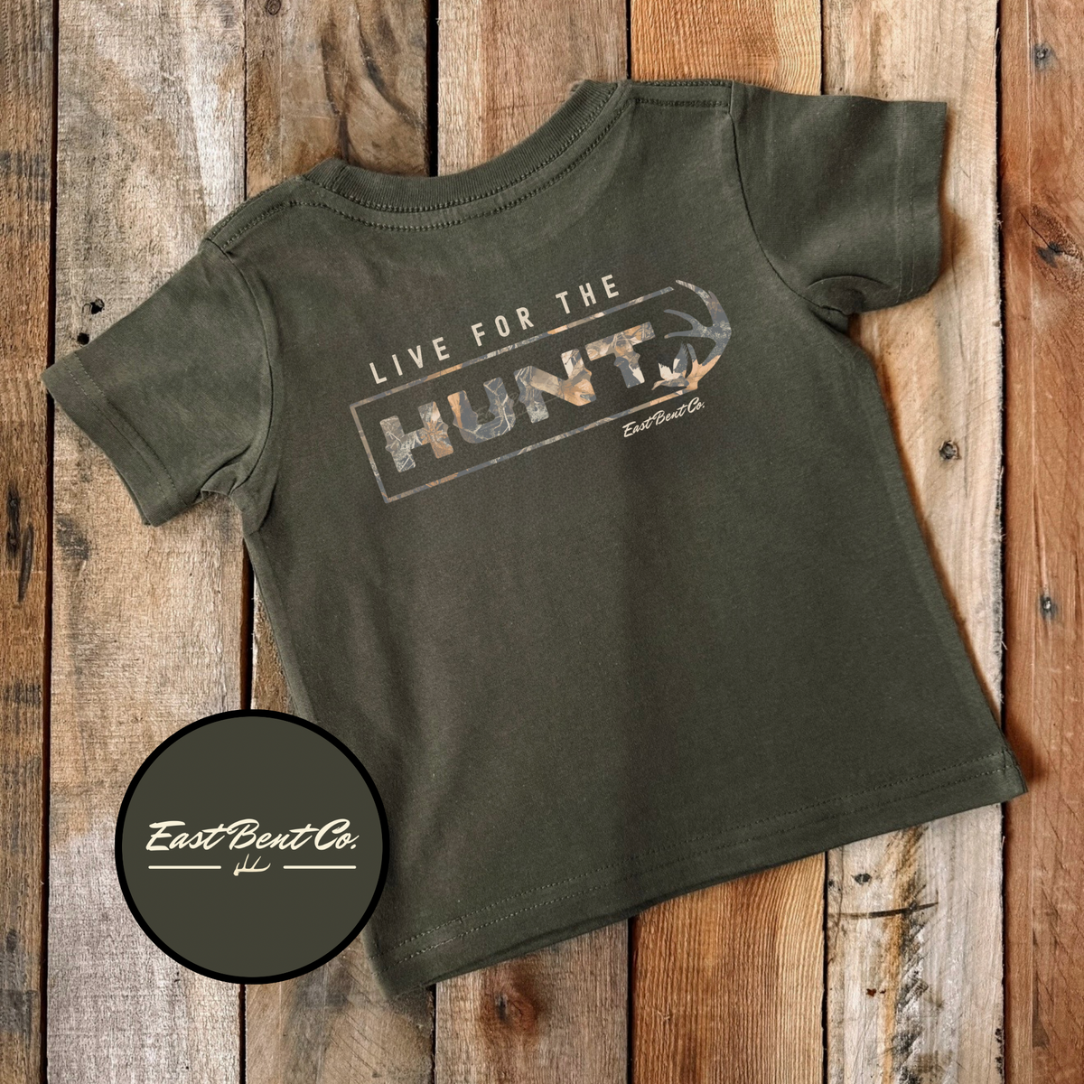 Live For The Hunt Kids Short Sleeve Shirt