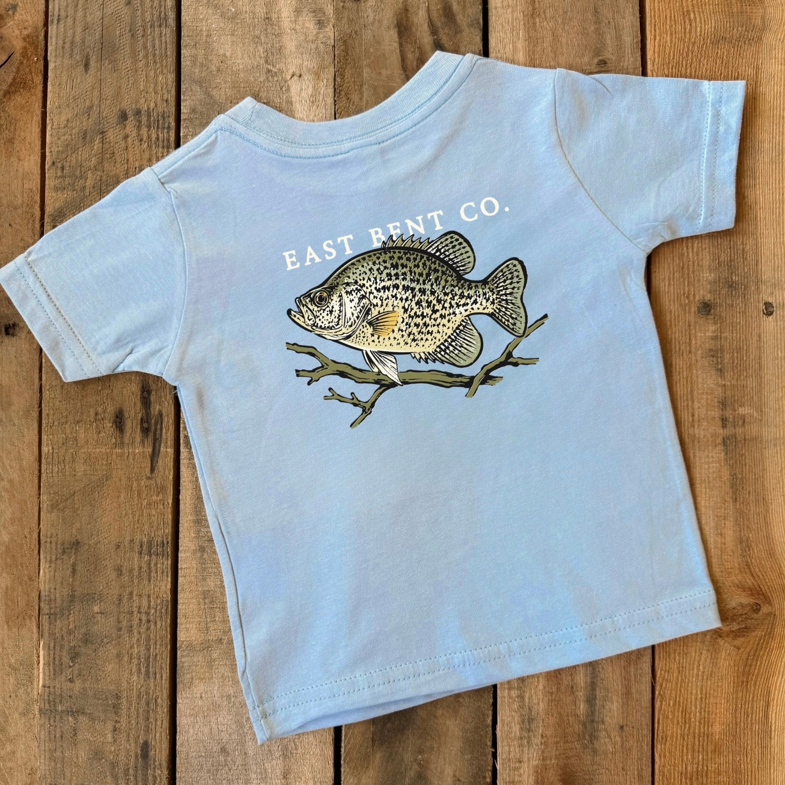 Crappie Fish Kids Short Sleeve Shirt