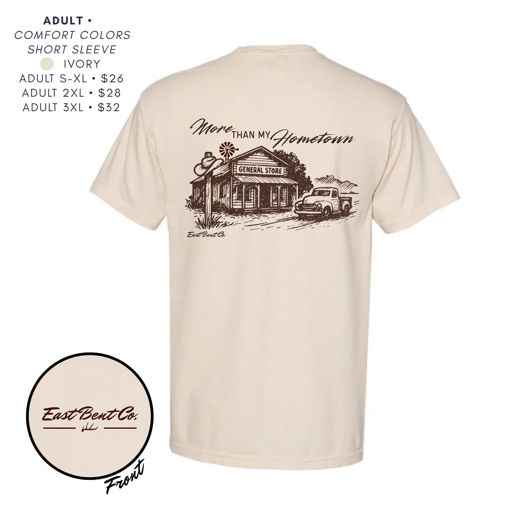 More Than My Hometown Adult Short Sleeve Shirt