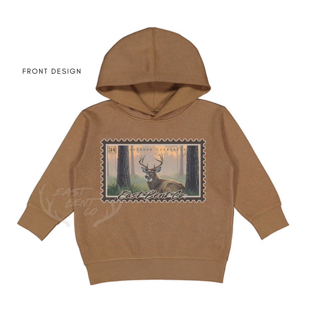 East Bent Co. Deer Stamp Kids Hoodie