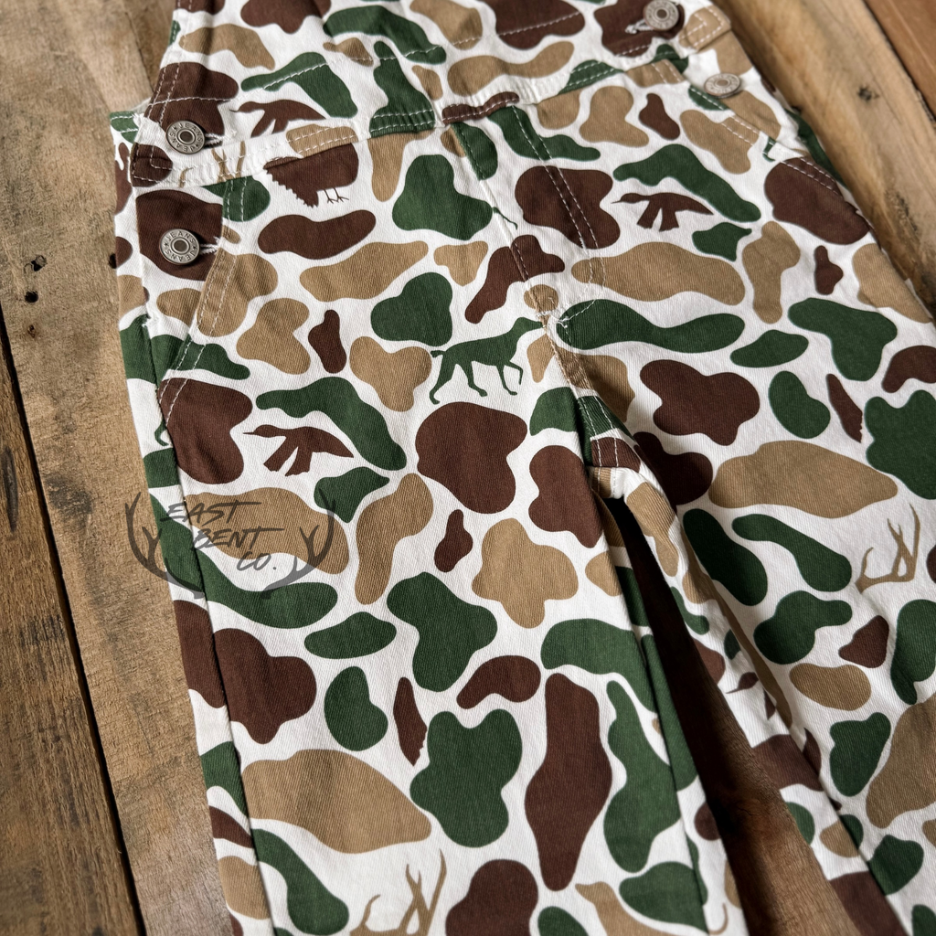 Hayes Camo Kids Overalls