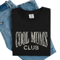 Cool Moms Club Distressed Camo Adult Short Sleeve