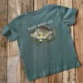 Crappie Fish Kids Short Sleeve Shirt