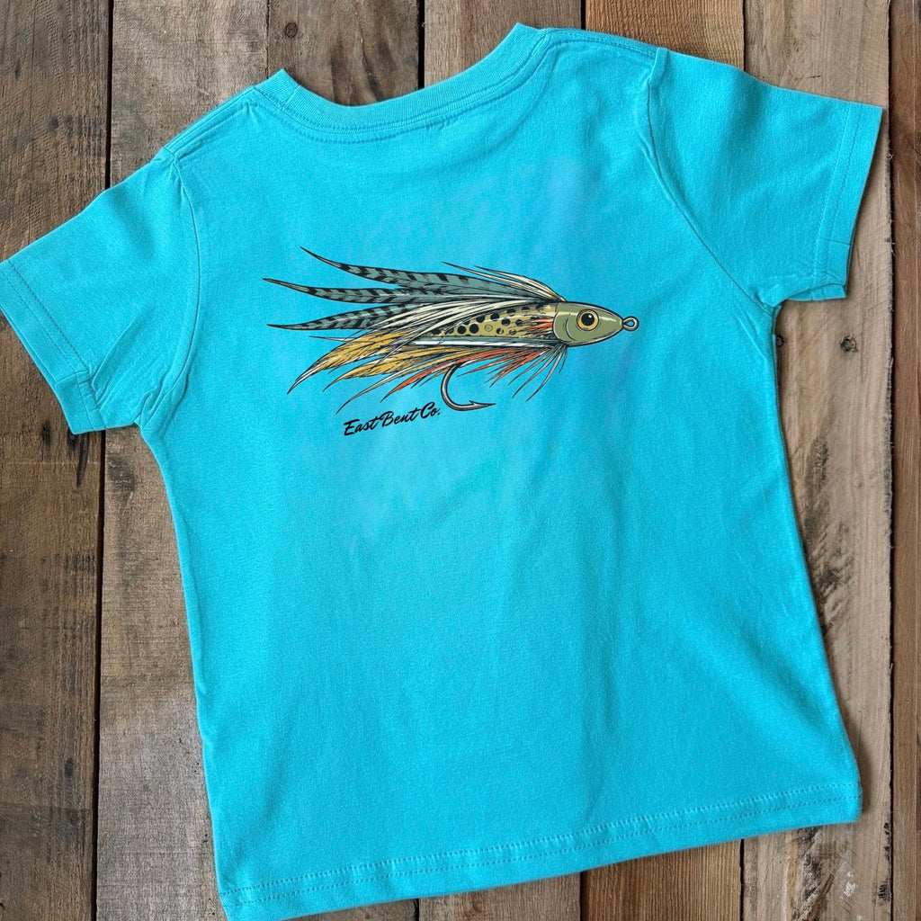 Fishing Lure Kids Short Sleeve Shirt