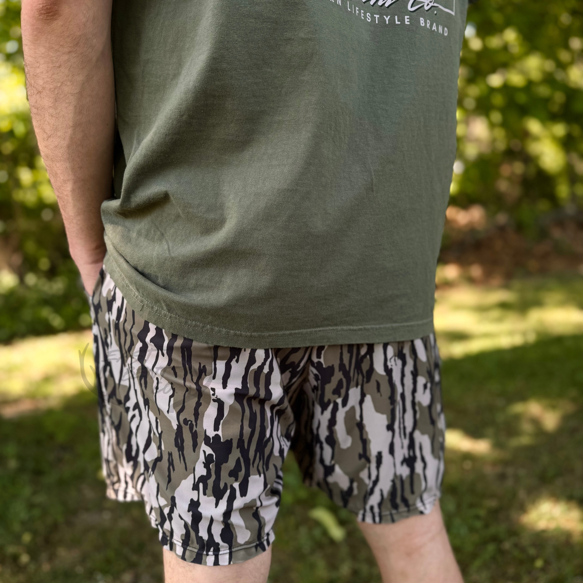 Fielder Camo Adult Swim Shorts