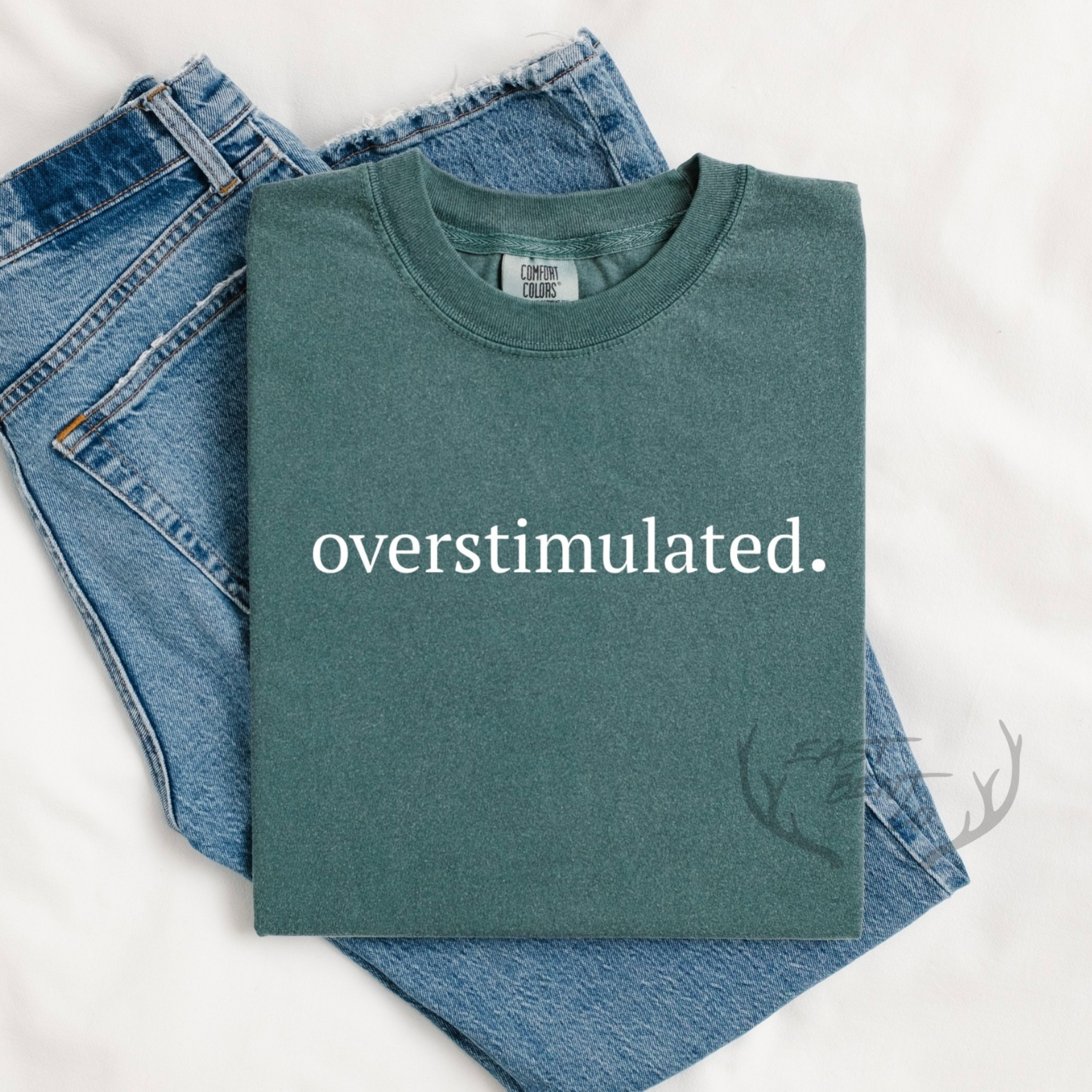 Overstimulated Adult Short Sleeve Shirt