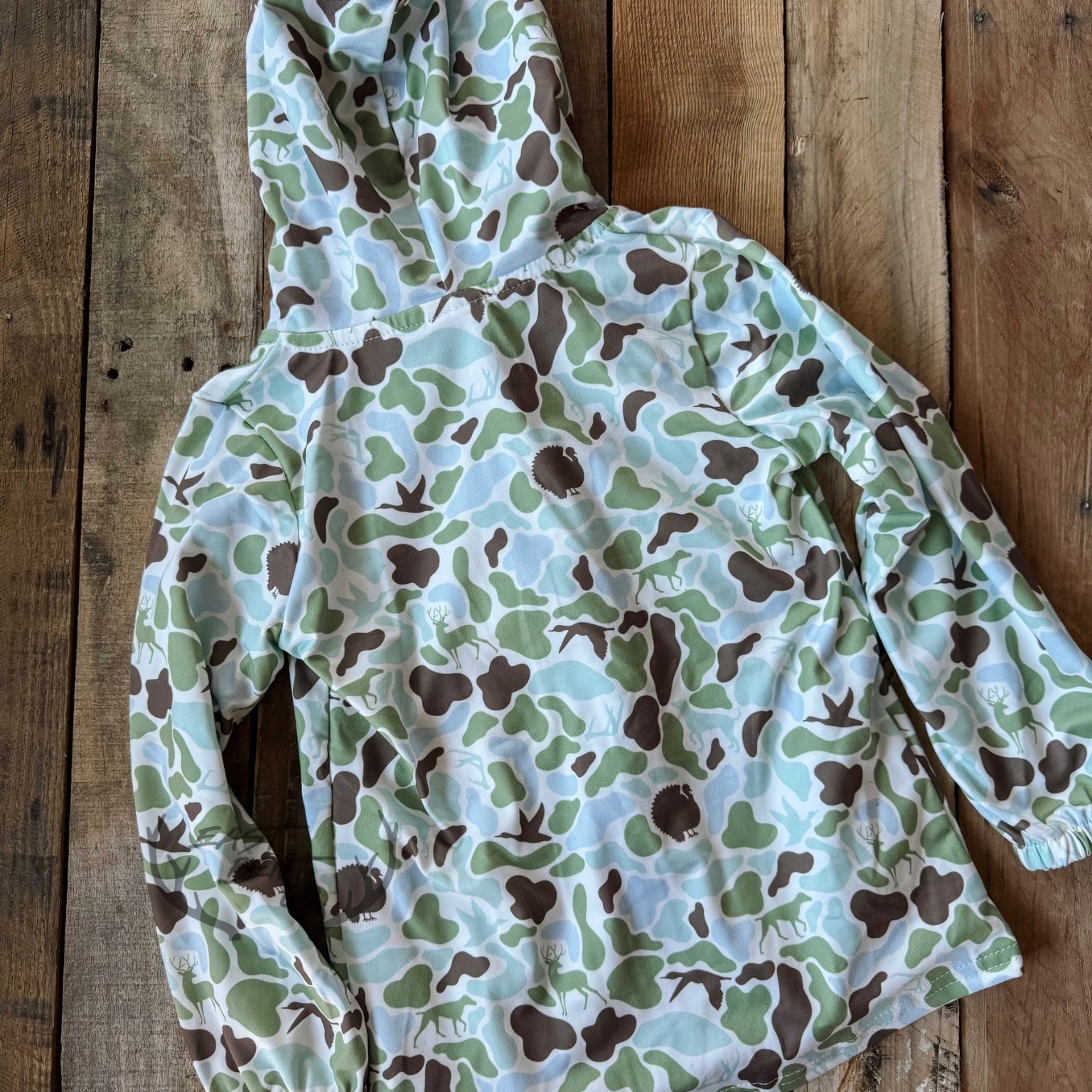 Stream Camo Kids Full-Zip Jacket