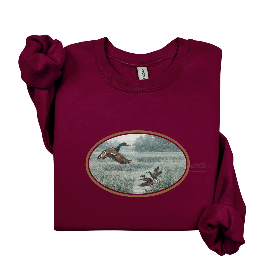 Vintage Duck Adult Crewneck Sweatshirt
