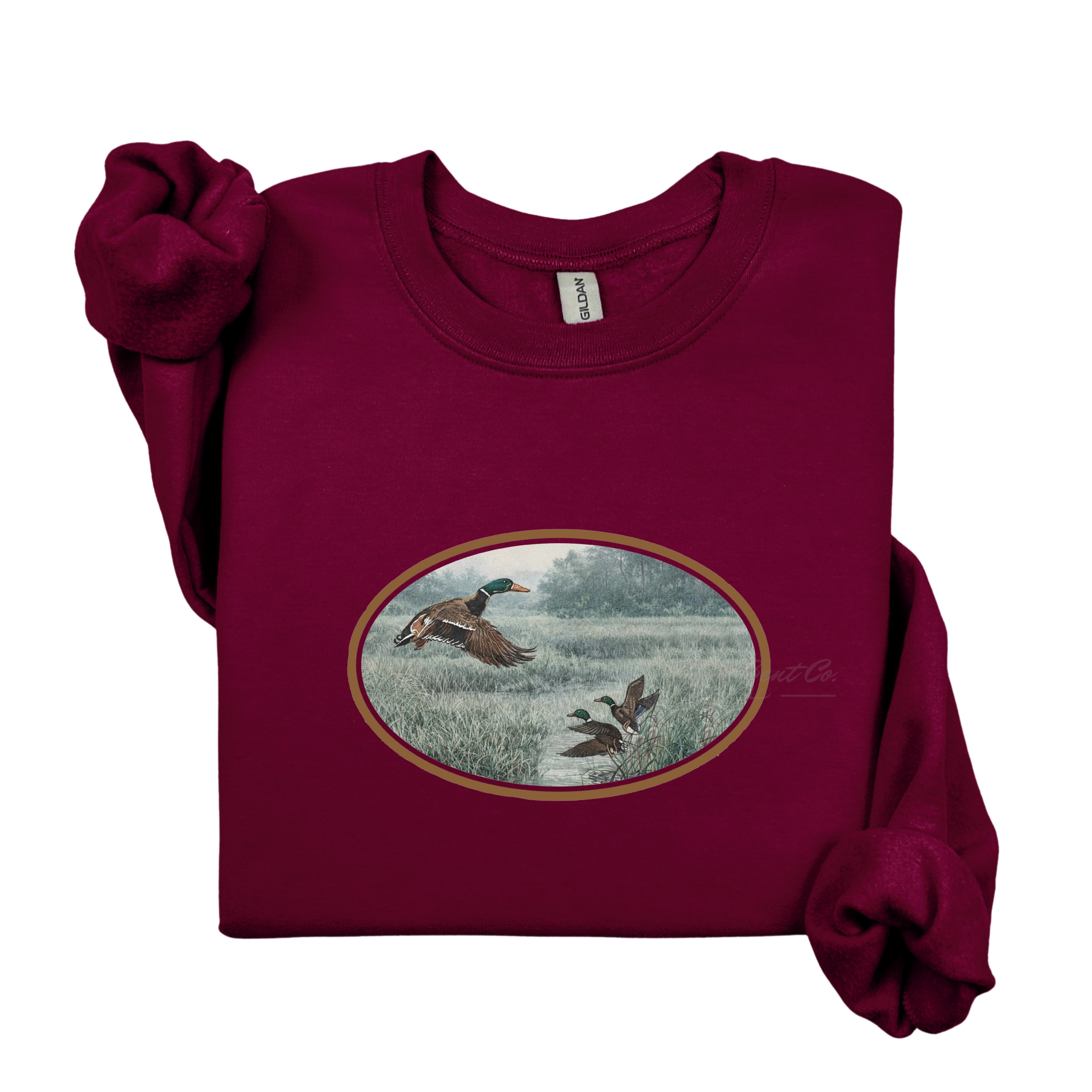 Vintage Duck Adult Crewneck Sweatshirt