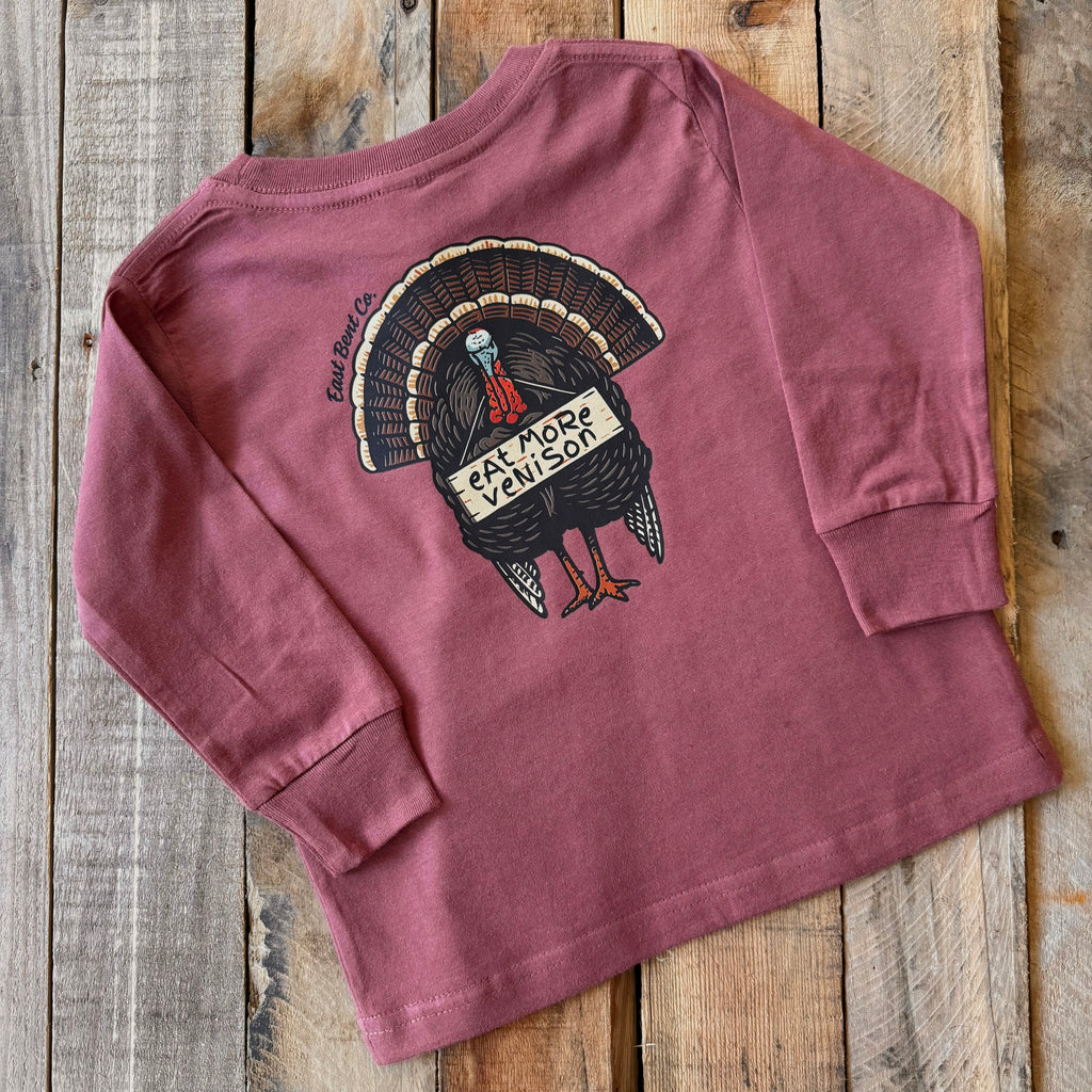 Eat More Venison Turkey Long Sleeve Shirt