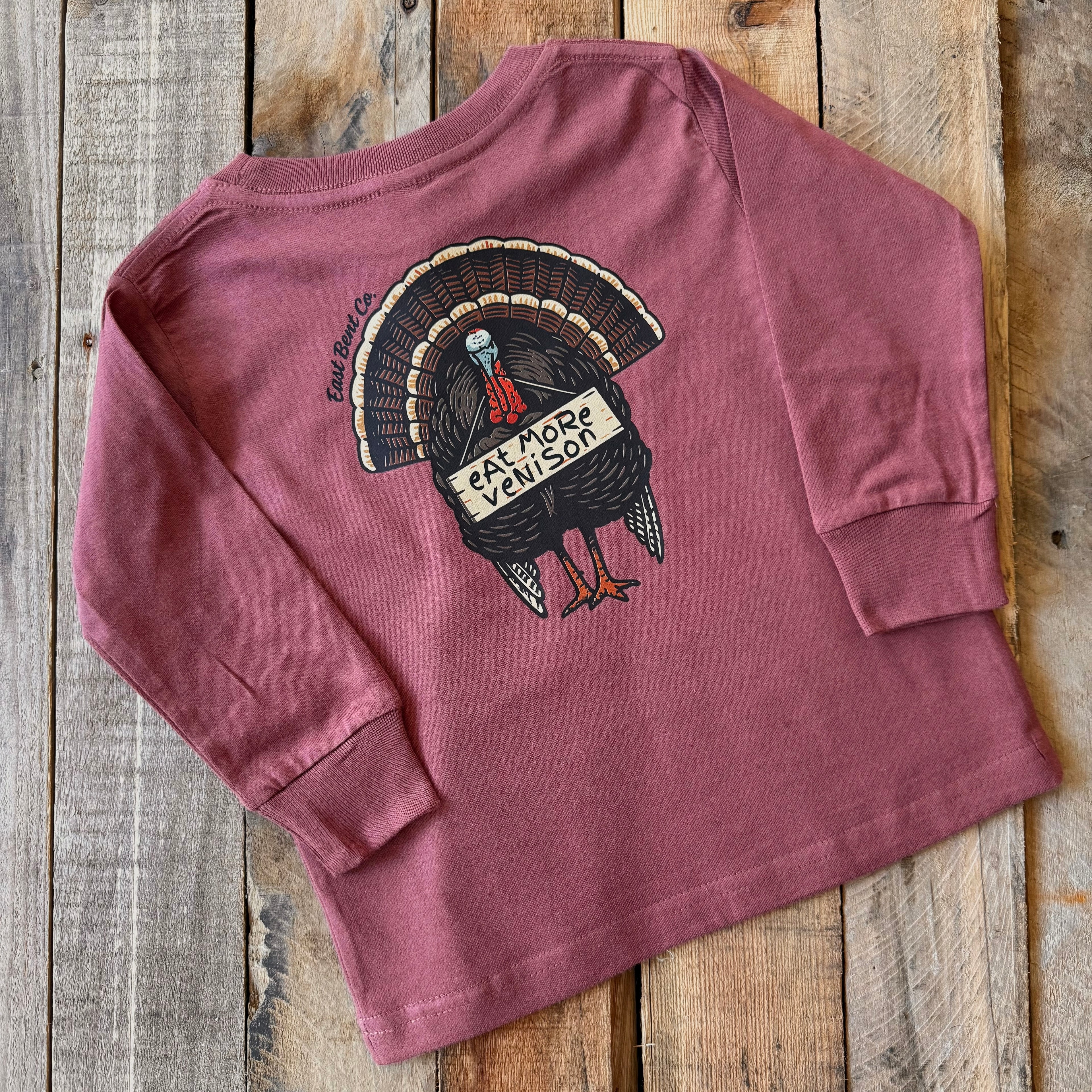 Eat More Venison Turkey Long Sleeve Shirt