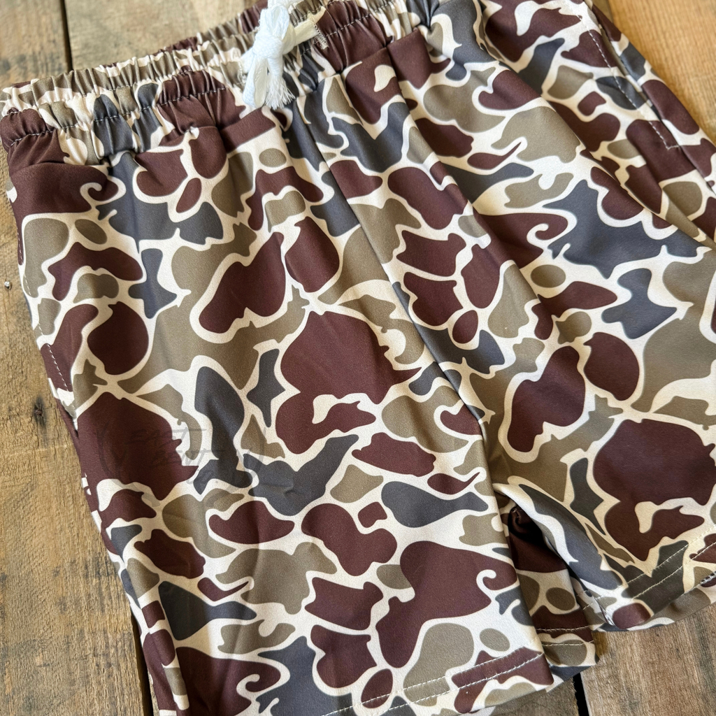 Cedar Camo Kids Chillax Shorts