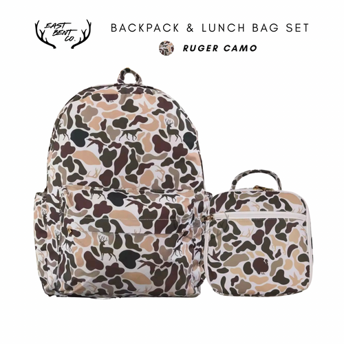 Backpack + Lunch Bag SET • 4 Prints