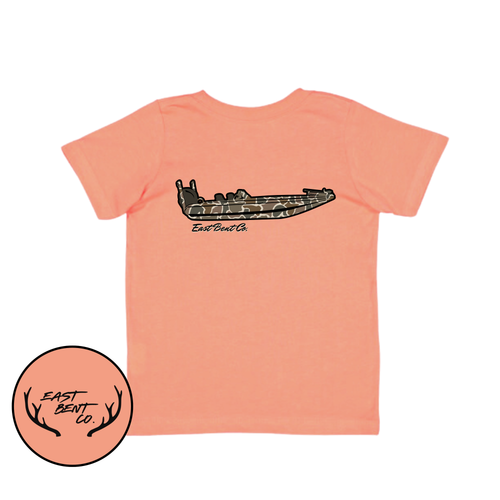 Camo Bass Boat Short Sleeve Shirt