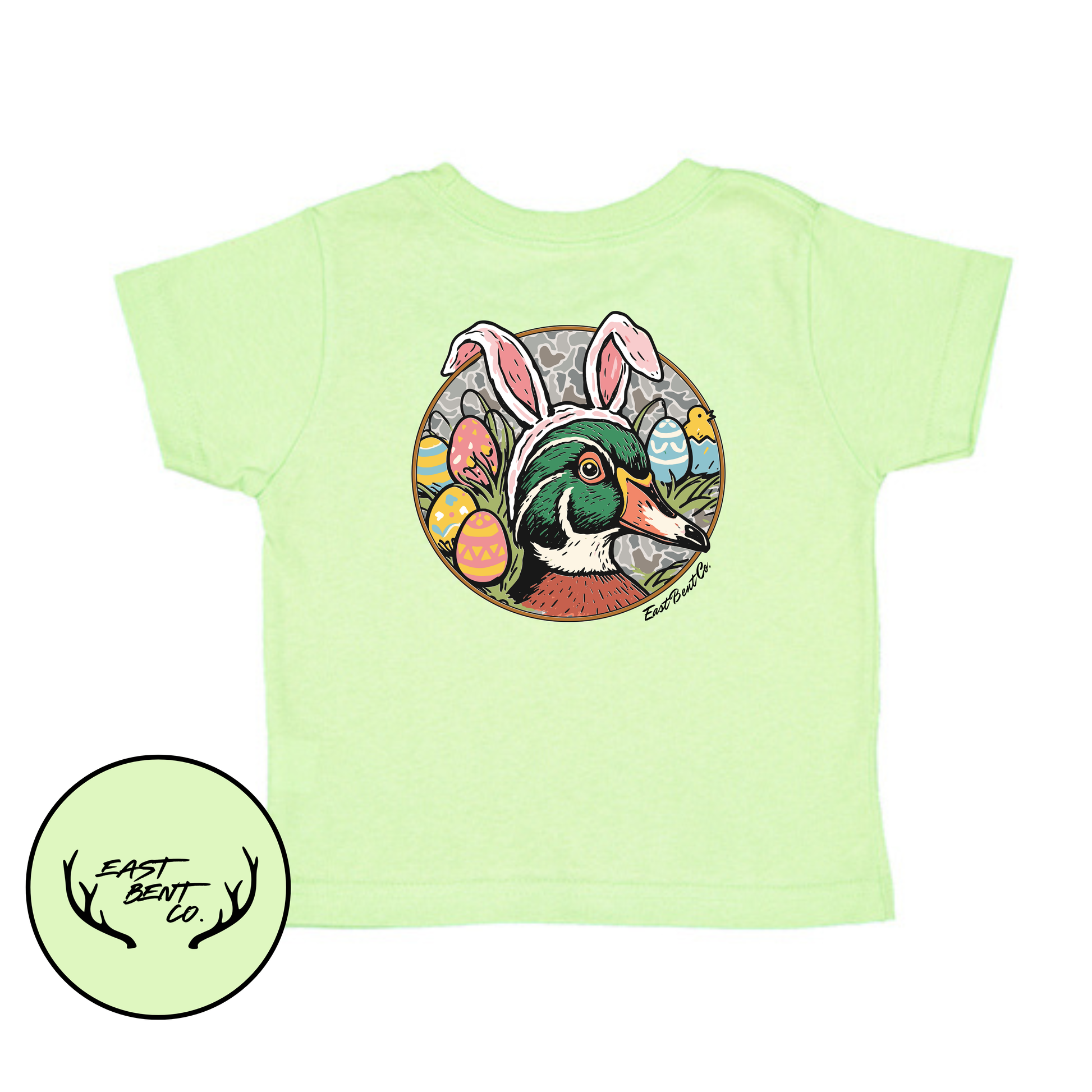 Easter Wood Duck Short Sleeve Shirt