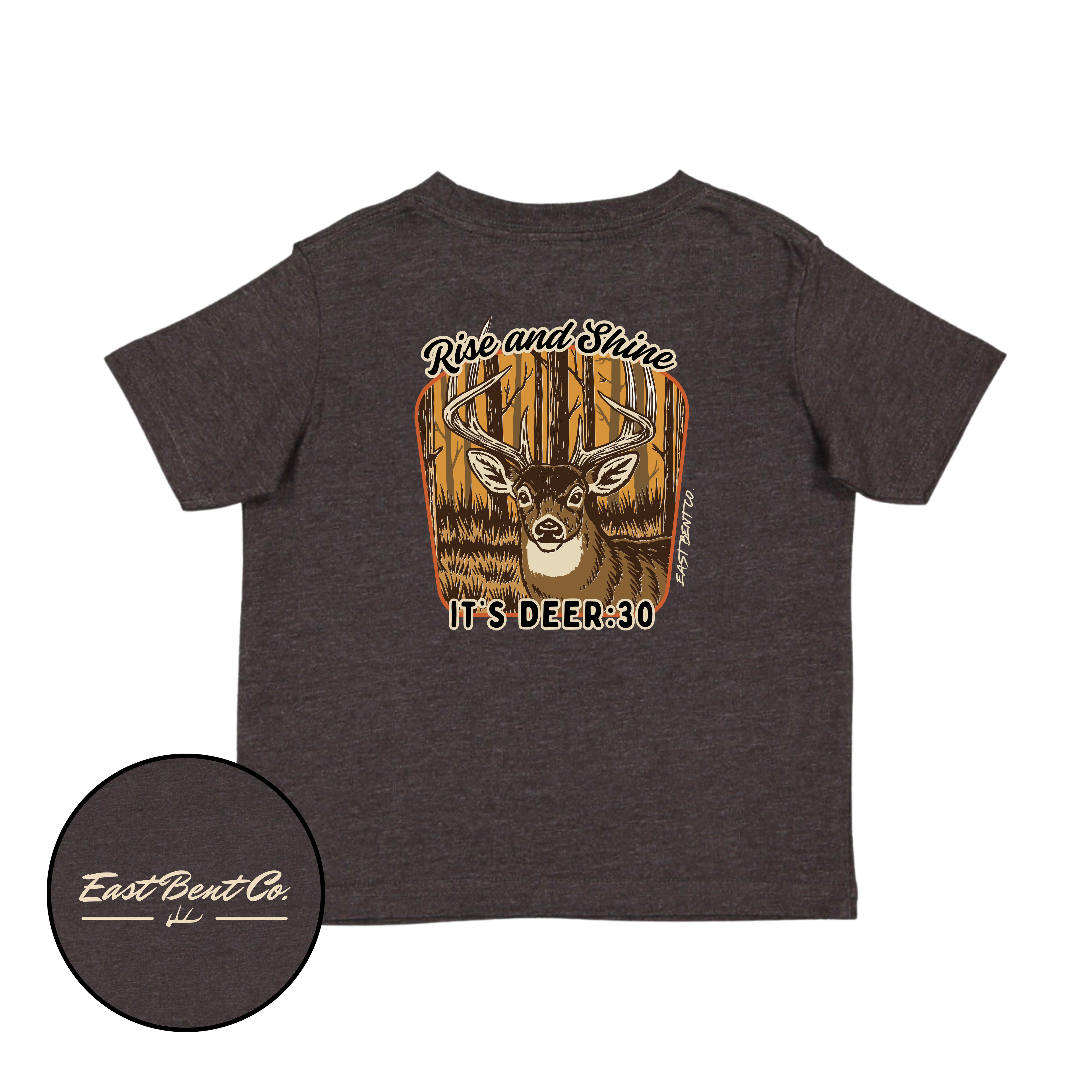 Rise And Shine It’s Deer:30 Kids Short Sleeve Shirt