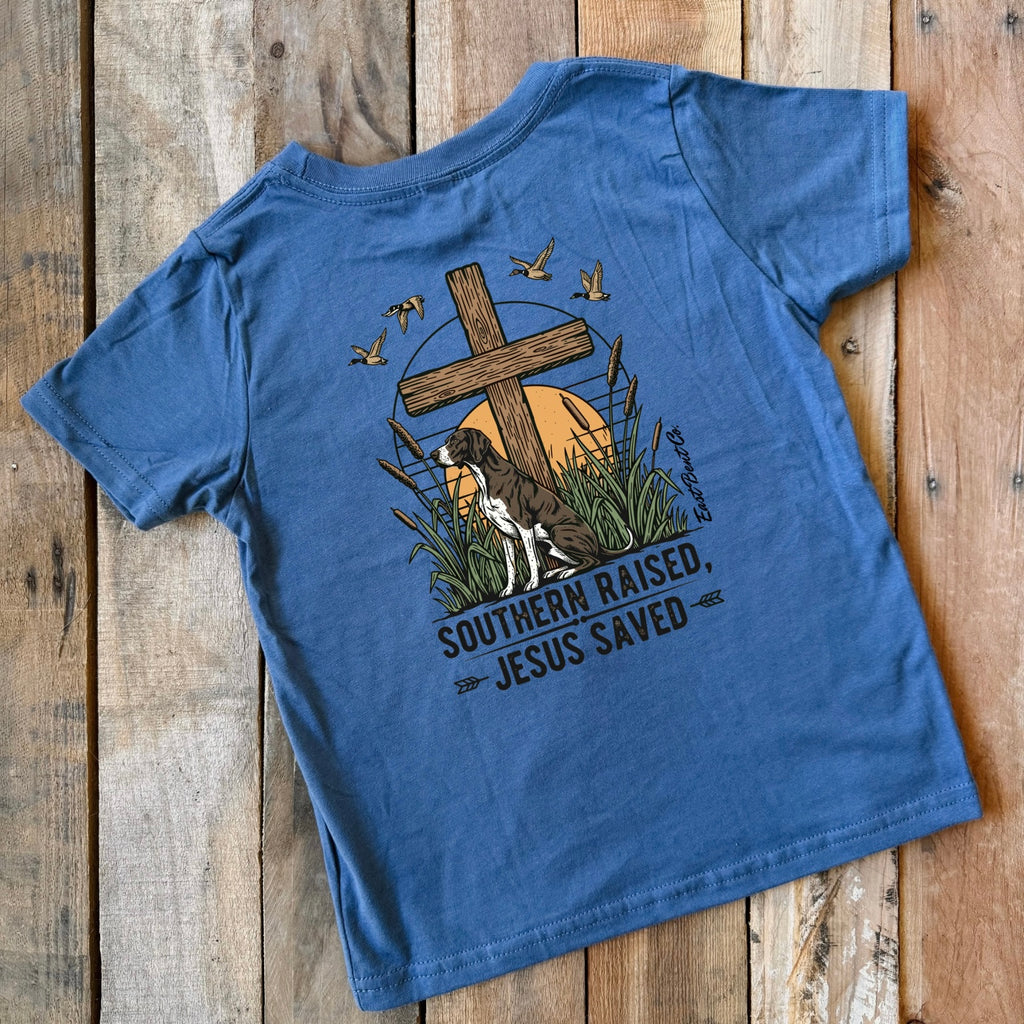 Southern Raised, Jesus Saved Short Sleeve Shirt