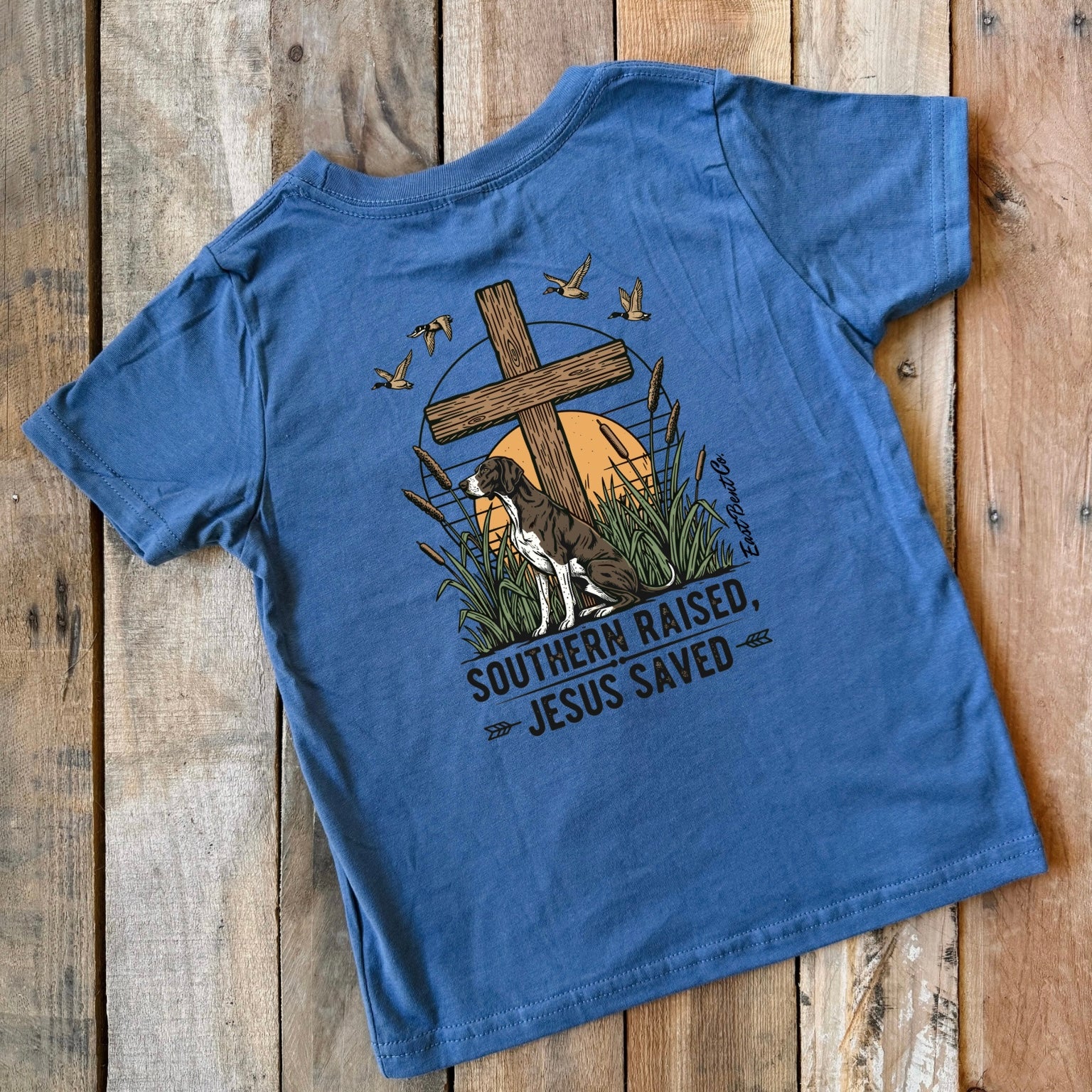 Southern Raised, Jesus Saved Short Sleeve Shirt