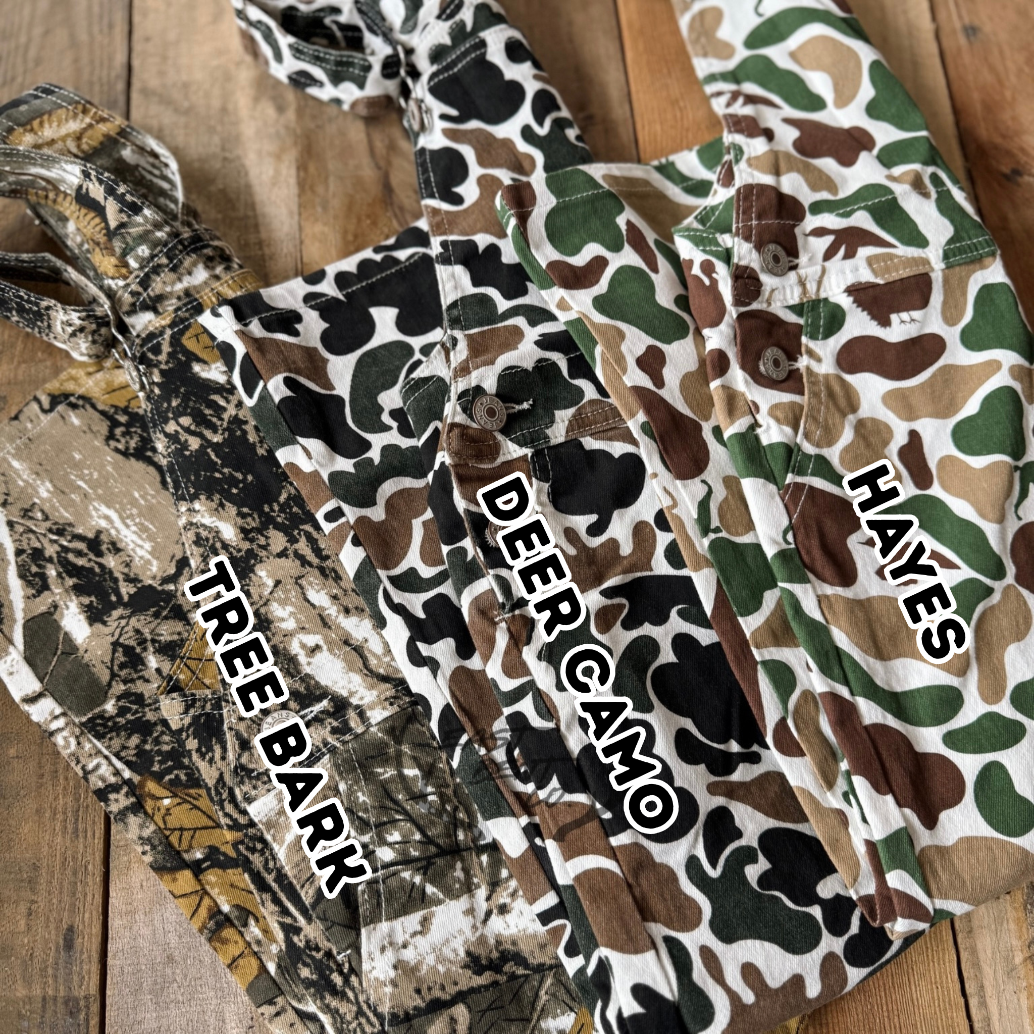 Deer Camo Kids Overalls