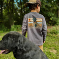 Black Lab Duck Hunting Long Sleeve Shirt