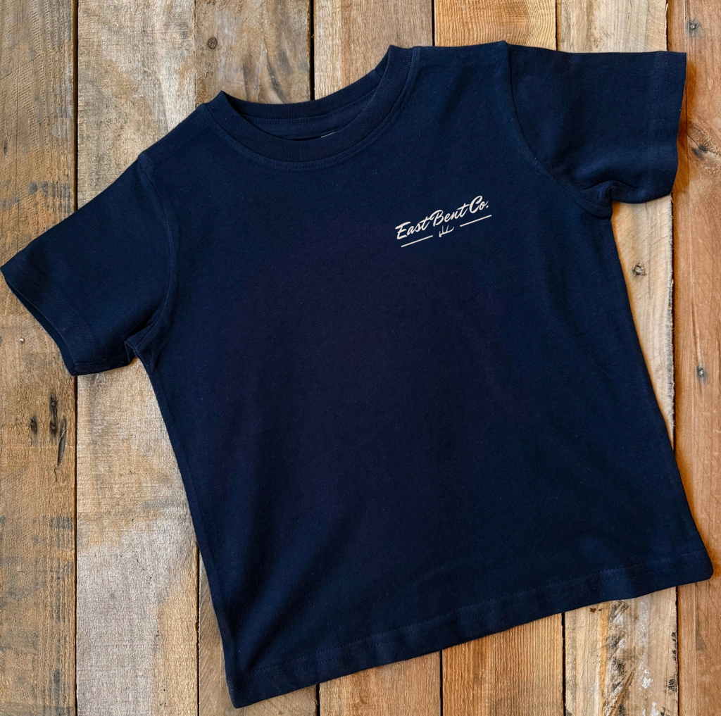 ‘Merica Buck Flag Kids Short Sleeve Shirt