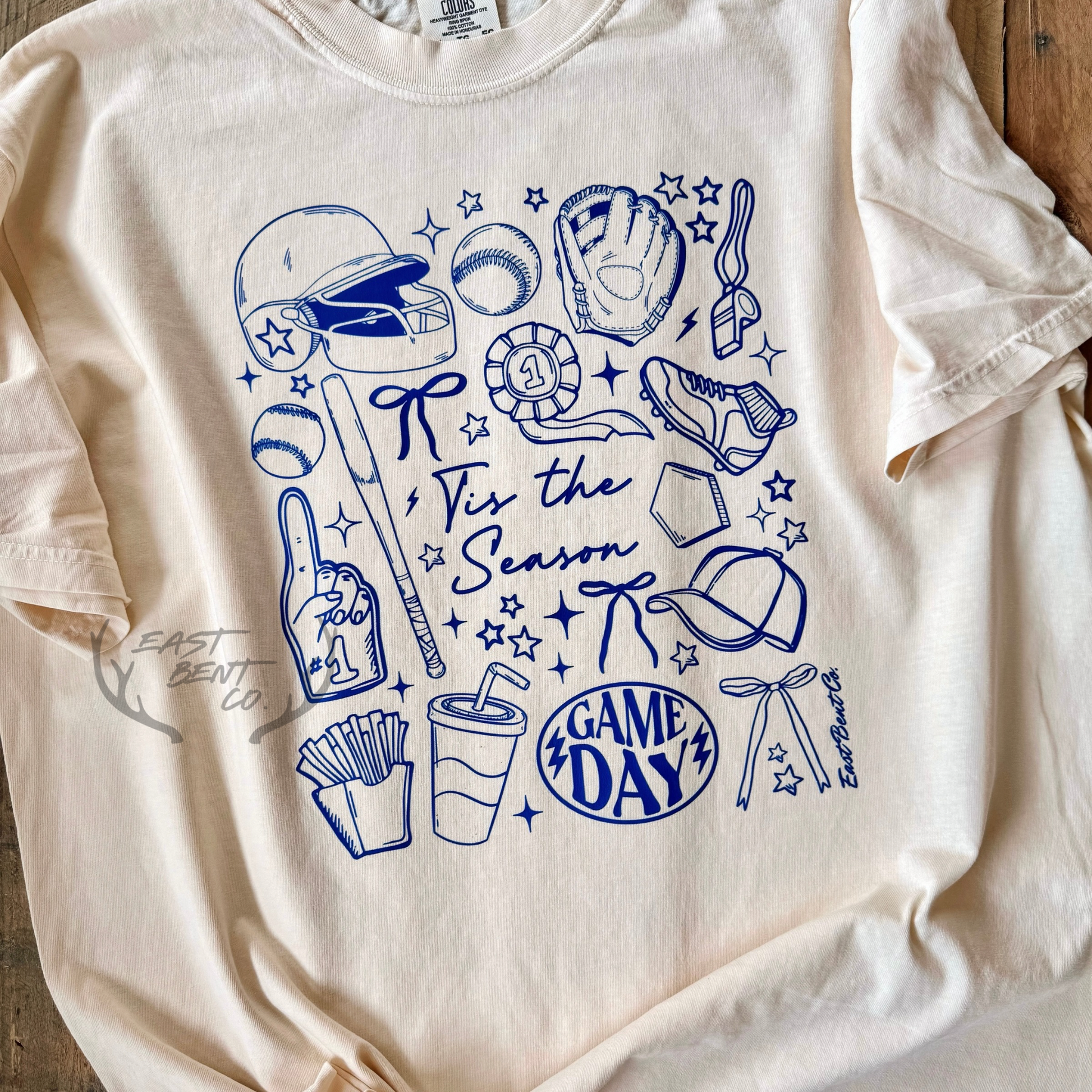 Baseball Tis The Season Adult Short Sleeve Shirt