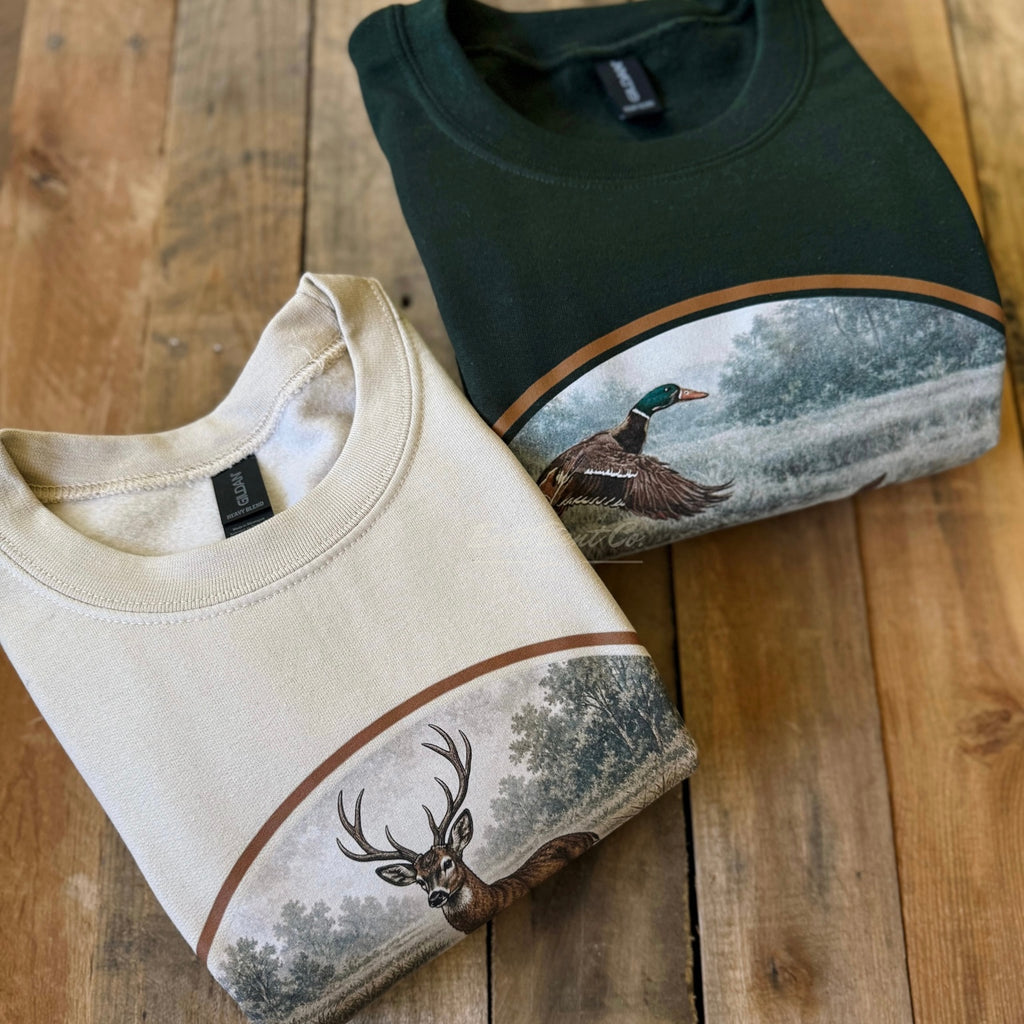 Vintage Duck Adult Crewneck Sweatshirt