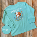 Raised On The Ranch Girls Long Sleeve Shirt