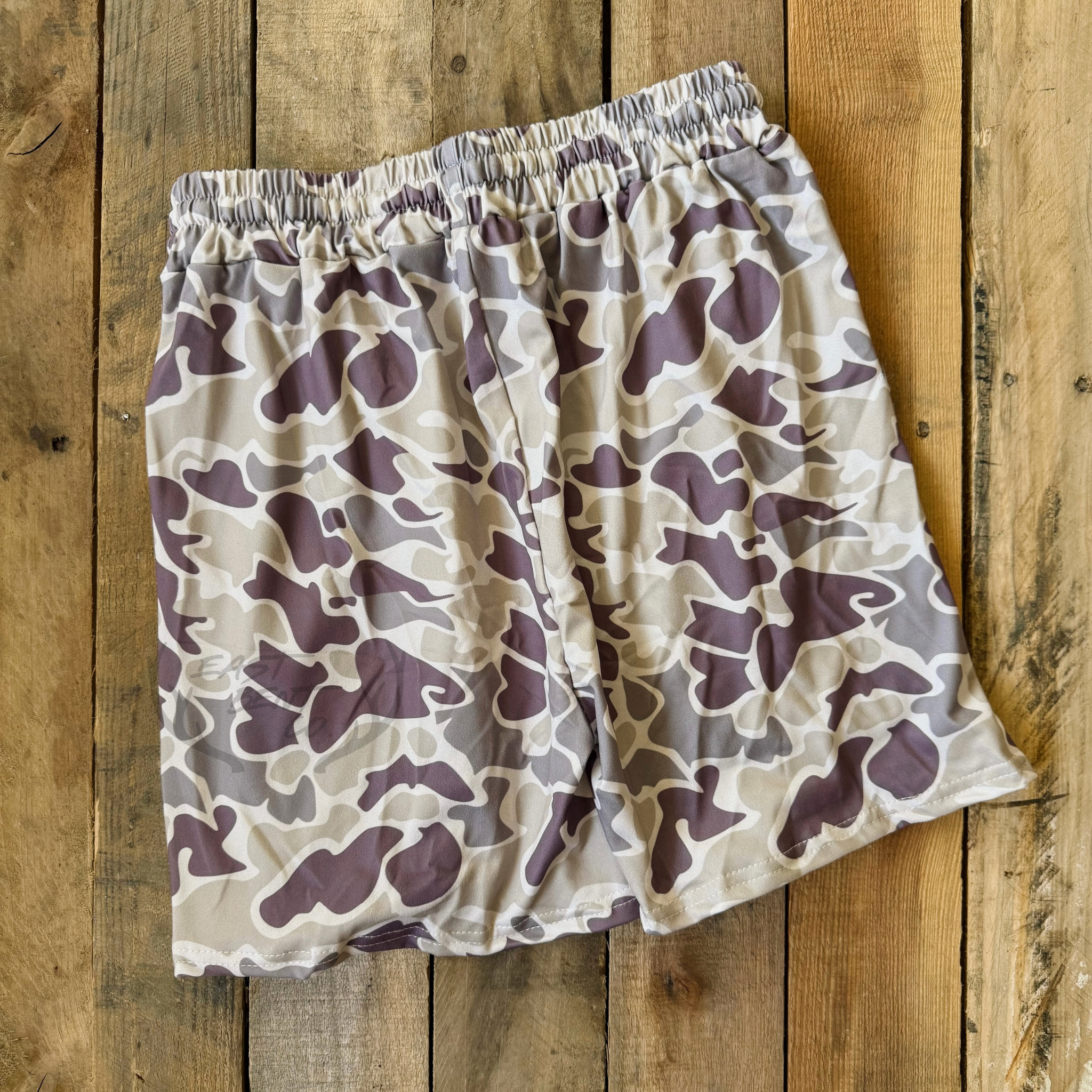 Sage Camo Kids Chillax Shorts