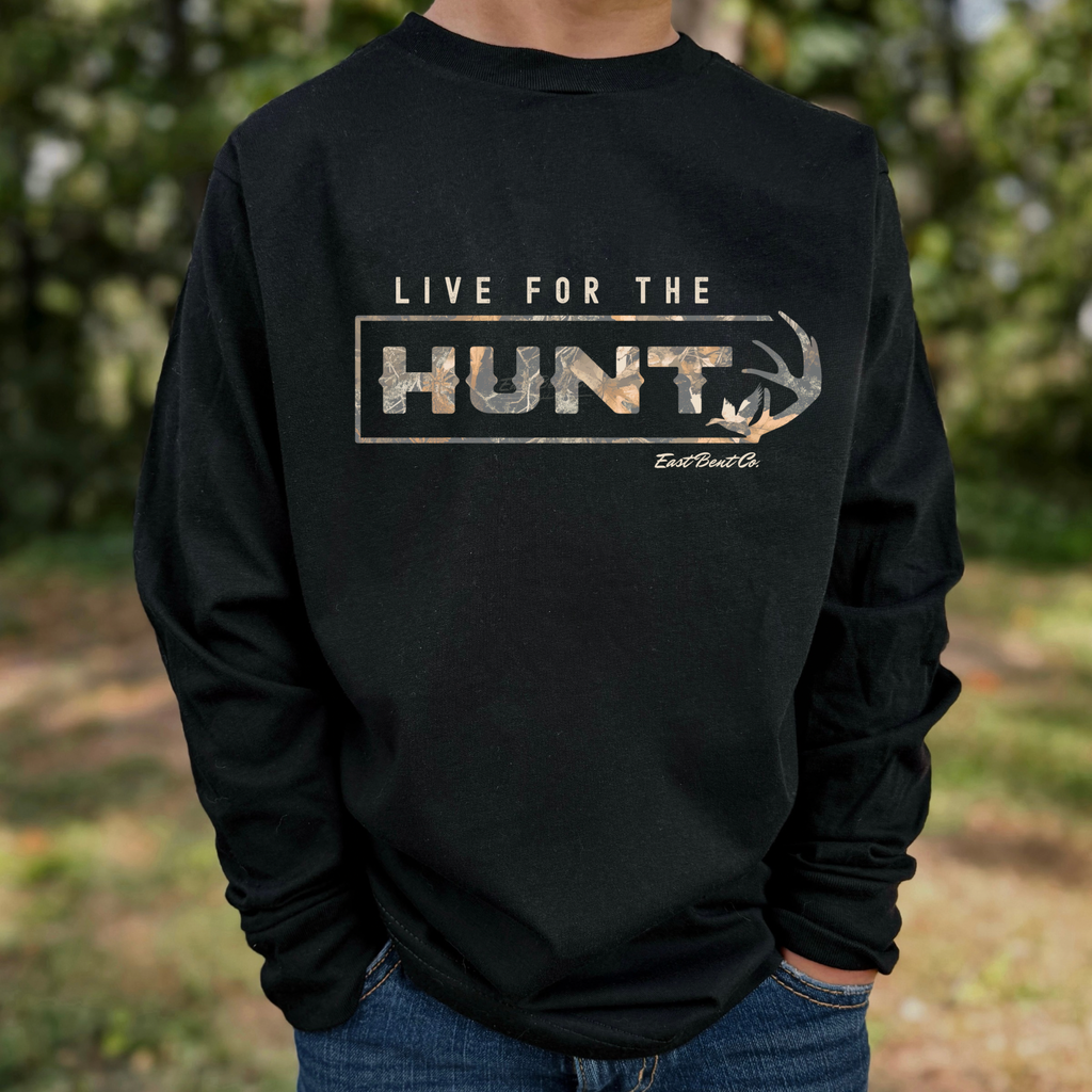 Live For The Hunt Kids Long Sleeve Shirt