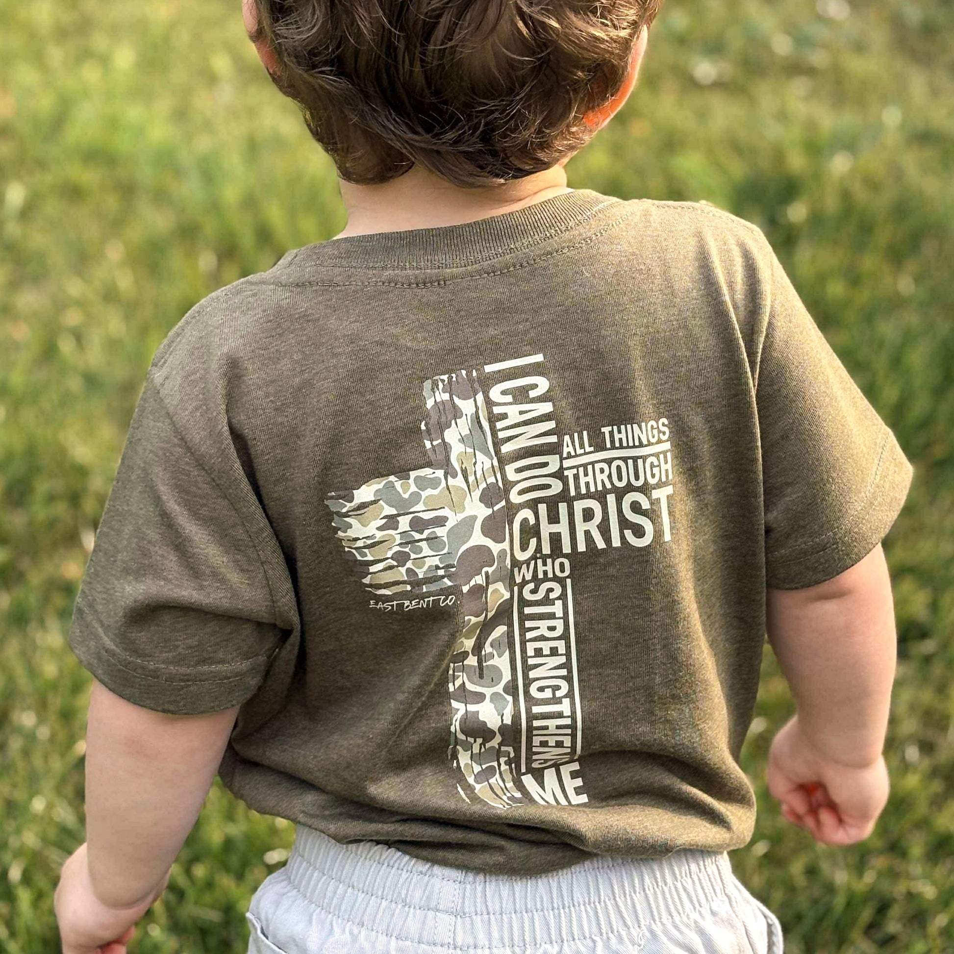 All Things Through Christ Kids Short Sleeve Shirt