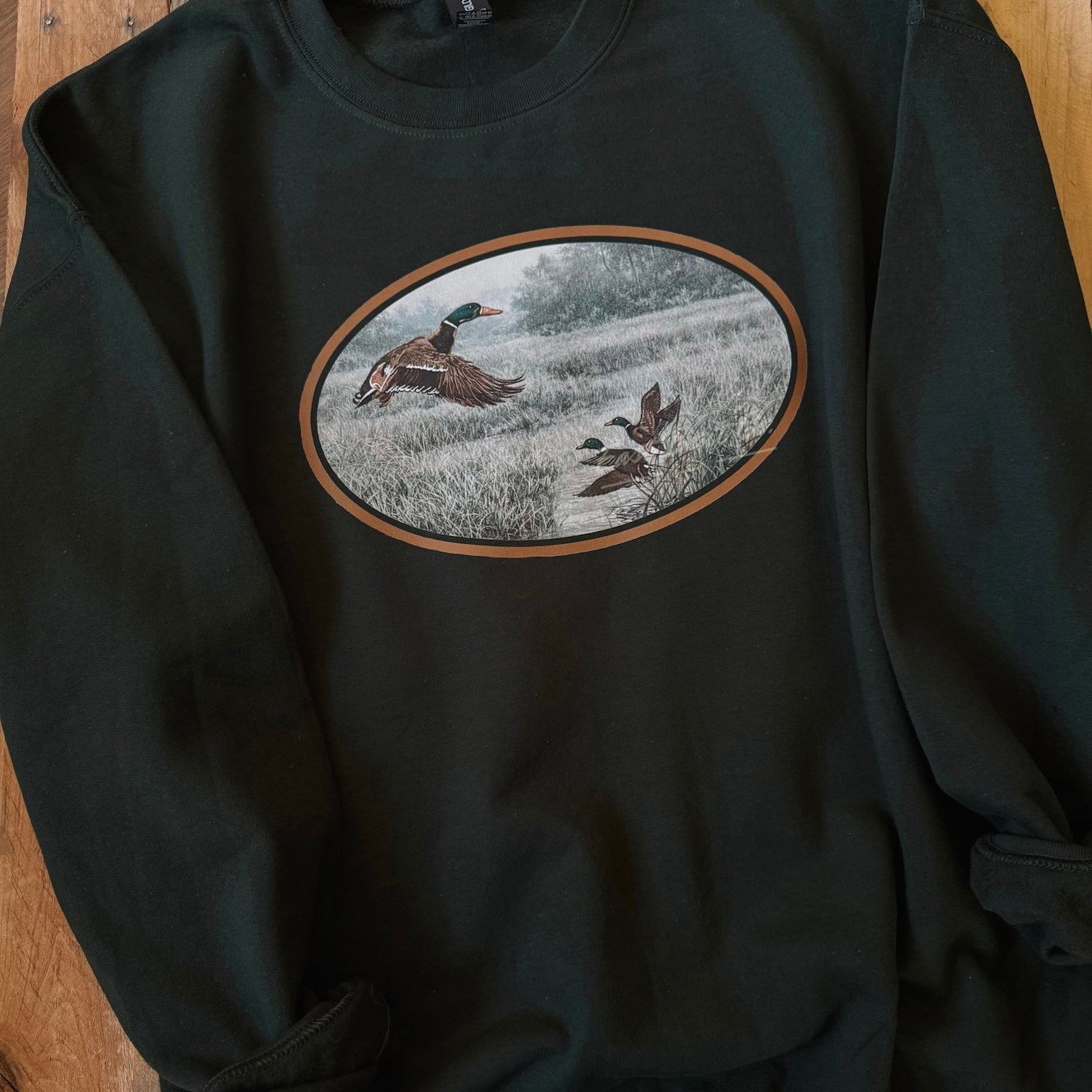 Vintage Duck Adult Crewneck Sweatshirt